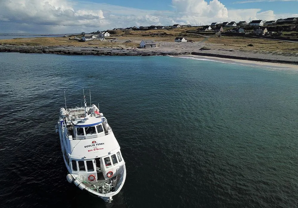 Ferry to Aran Islands from Doolin Pier - Courtesy Doolin Cave